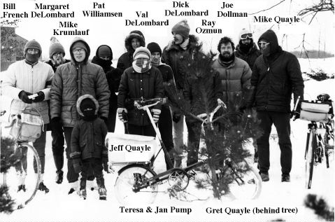 photo of bike riders at ABC 1977 ride