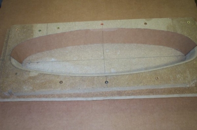 Hammer form with paper pattern