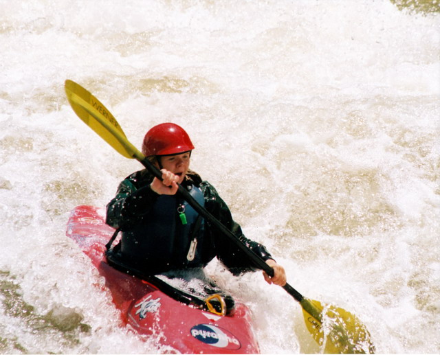 Missy Carey at Seidel's Suckhole (photo by Judi Fordyce)