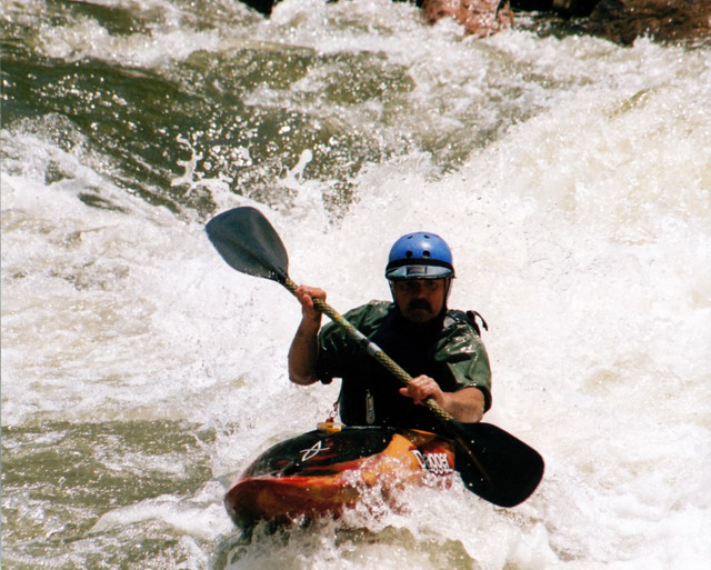 Wayne Carey at Seidel's Suckhole (photo by Judi Fordyce)