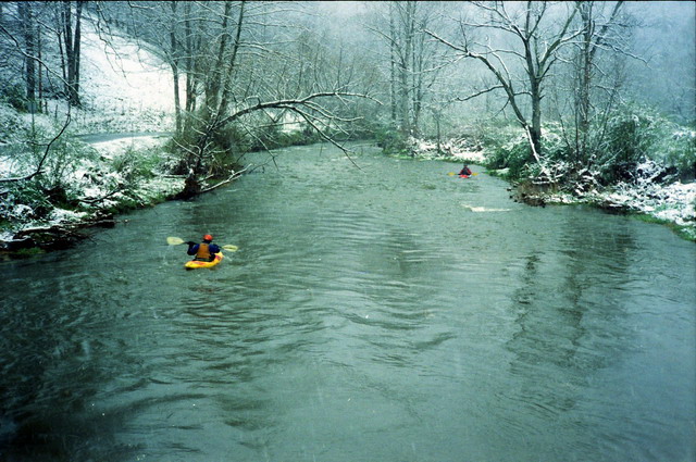 Jeff Macklin at the Put-in