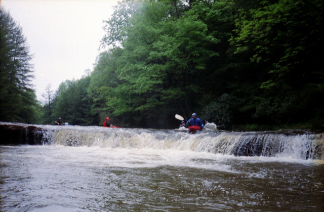 Tom Bonfini on Little Sandy Creek
