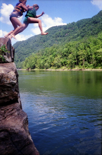 Angie & Missy Carey at Jump Rock