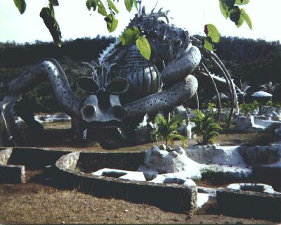 Playground at Agua Thermales Resort--Pescado River, Veracruz, Mexico (photo by Bill Robertson)