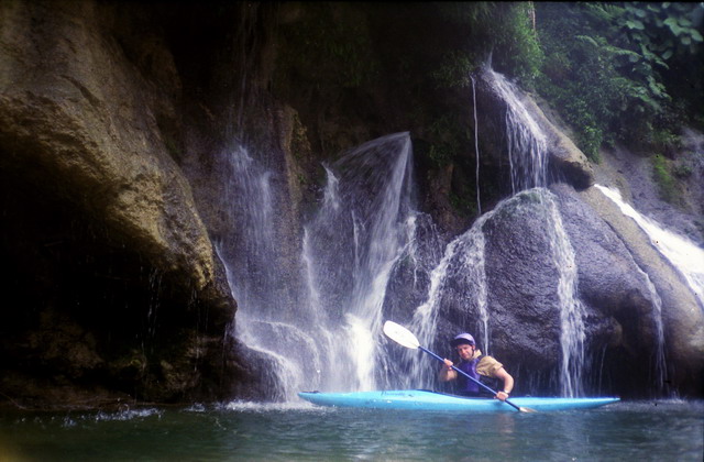 Mike Gatons on San Pedro River, Veracruz, Mexico
