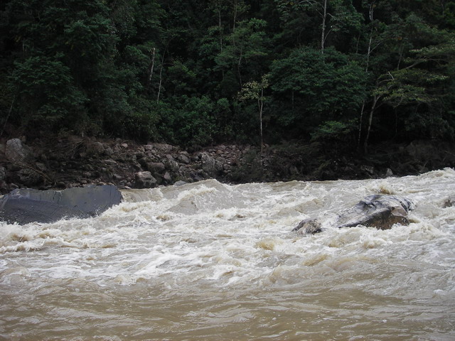 One of the larger rapids