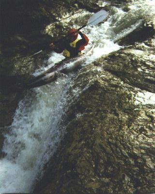 Bill Robertson on Weegee Creek, OH (photo by Randy Watt)