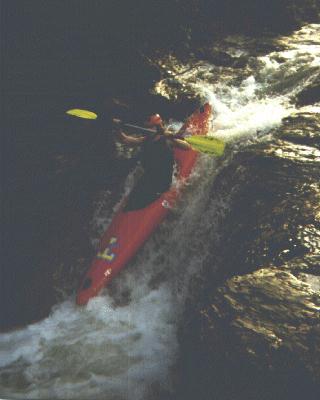 Randy Watt on Weegee Creek, OH (photo by Bill Robertson)