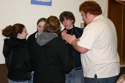 The youth plan what to say