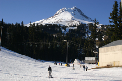 Mt. Hood Meadows Ski Area and Mt. Hood