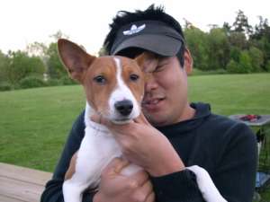 Barclay with mama Jung