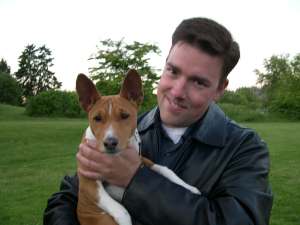 Bogart with daddy Christopher