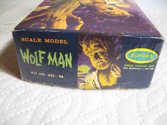 AURORA WOLFMAN ©1962 Original Plastic Monster Kit