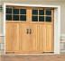 Classic Portland Style, Wood Carriage House and Barn Style Garage Door