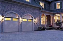 Wayne Dalton 7000 Series, Wood Carriage House Garage Door With Decorative Hardware