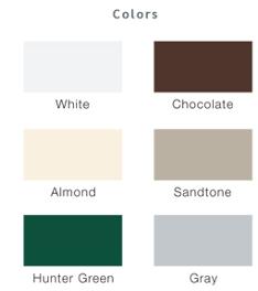 Portland Oregon and Washington classic colors available.  The premium door is well insulated with polystyrene insulation, and two layers of steel -- it will go perfectly with any of our LiftMaster openers/operators.