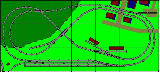 3x6 n scale layout plans