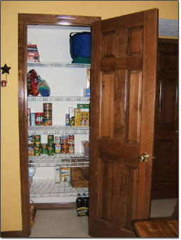 After photo of a pantry