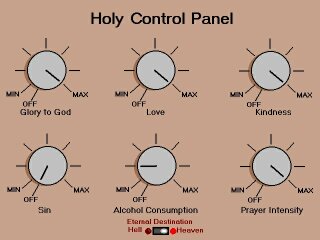 Picture of a holy control panel