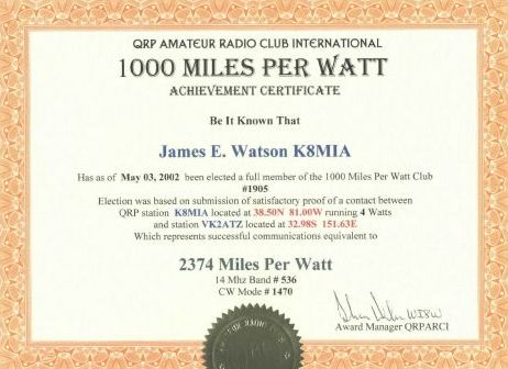 MPW Certificate