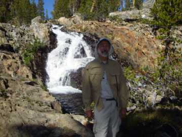 The falls we found off-trail
