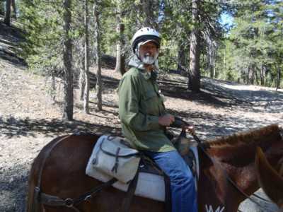 Mike on the trail