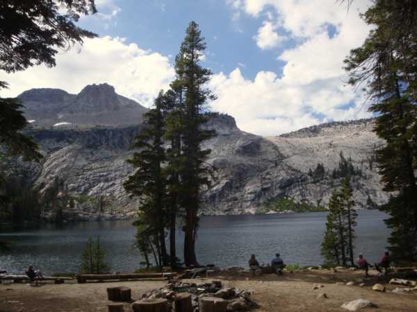May Lake, Mt Hoffman behind