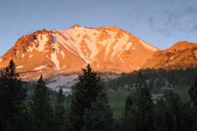 Sunrise on Lassen Peak