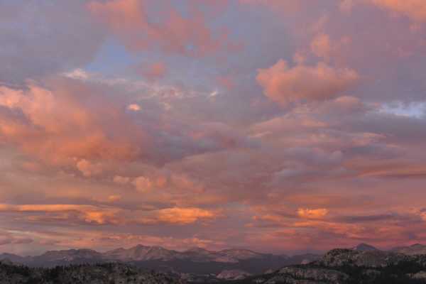 Classic Sierra sunset