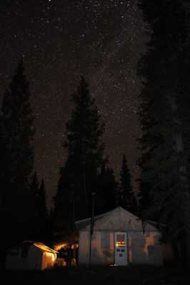 Stars over the dining tent