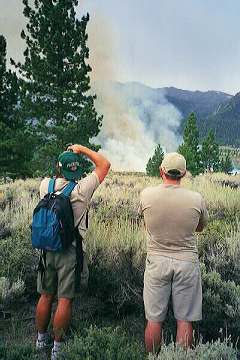 ...and a small fire at Mammoth