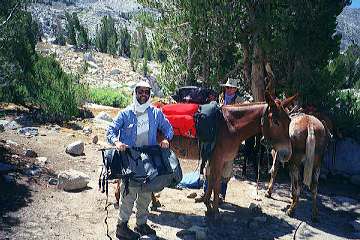 ...arriving at camp