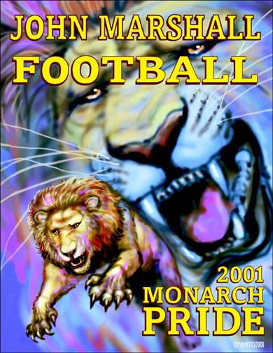 JMHS football program cover