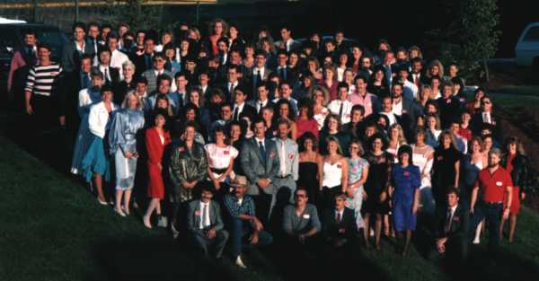 Class Photo in 1988