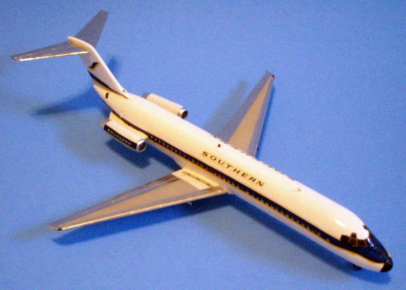 Another right front quarter view of the model. At least it looks like a DC-9 ... from a distance!