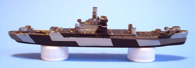 Starboard side of the Lenawee in the correct Measure 32/4T camouflage scheme.