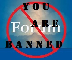 YOU ARE BANNED - modified TIGHAR discussion forum logo.