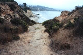 Footpath from the bluffs