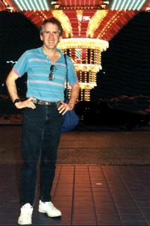 Outside the Flamingo Hilton