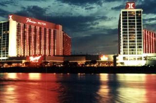 The Flamingo Hilton reflections