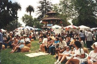Enjoying the day at the festival