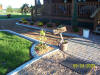 Profile: Sloping Border   -    Pattern: Flagstone   -                  Color: Stone Gray/Muted Green