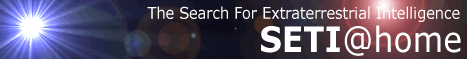 SETI @ Home banner
