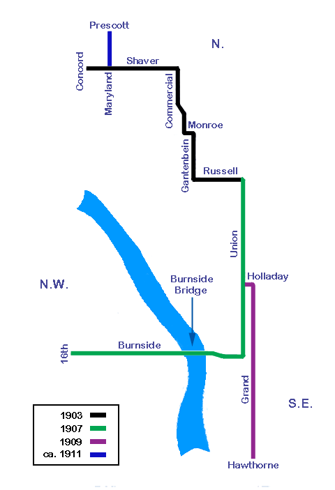 Russell-Shaver Line Map