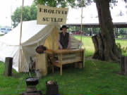 Regimental Sutler at his tent