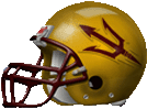 Logo: Arizona State helmet