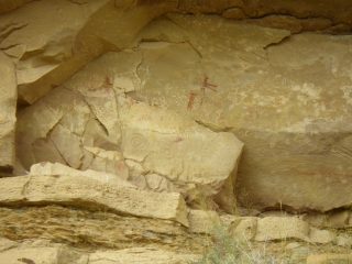 Petroglyphs at Chaco's Wijiji Great House