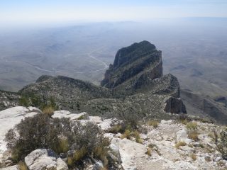 Looking toward Mexico from the Top of Guadalupe Peak