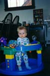 In the Exersaucer!
