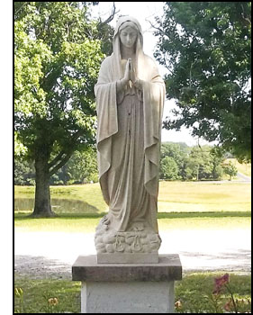 Statue of Mary at St. Patrick